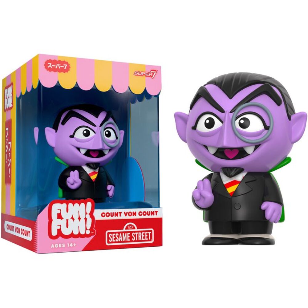 Super7 - Sesame Street - FUN! FUN! Wv1 - Count Von Count  COLLECTIBLES